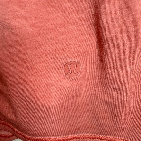 Lululemon All Tied Up Tank Stretch‎ Breathable Activewear Orange Women 8 - Picture 3 of 5